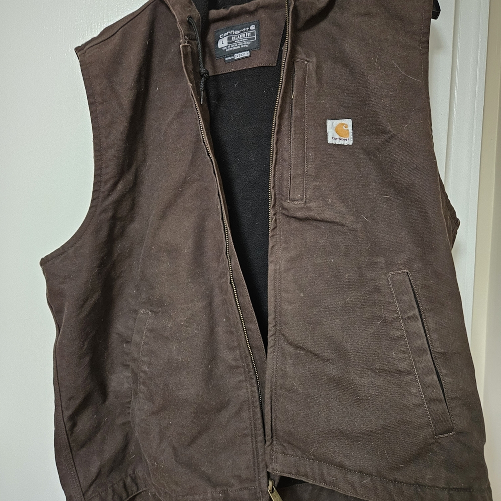 Carhartt Men's Hooded Work Vest - Large
